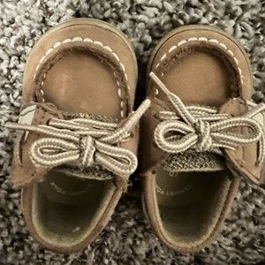 Baby sperrys size 1 never worn